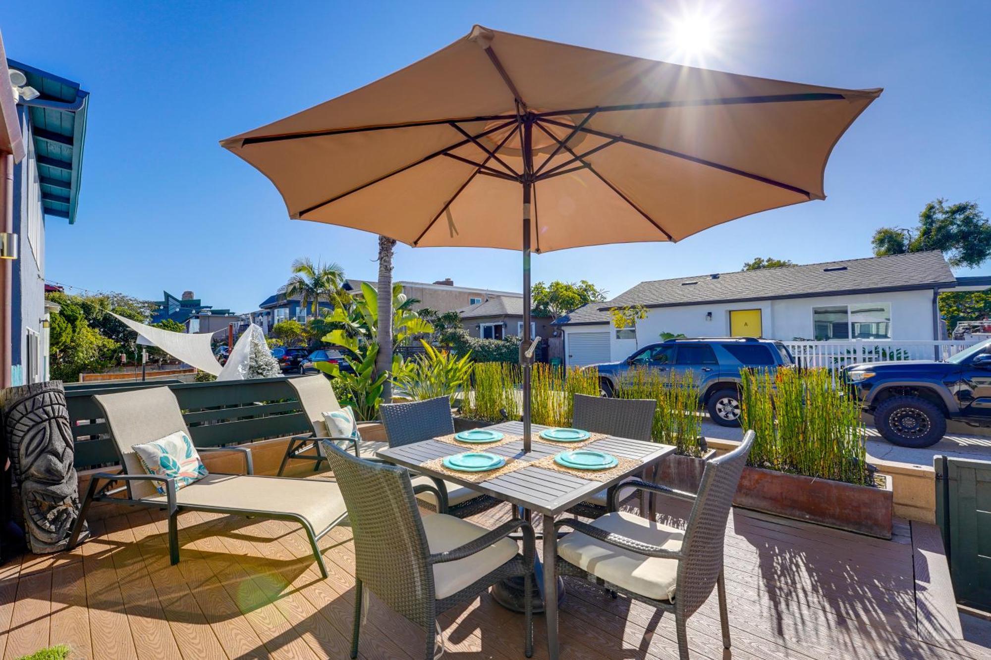 Stunning Beach Home - Large Patio, Parking, Ac & Dog Friendly! Сан Диего Екстериор снимка
