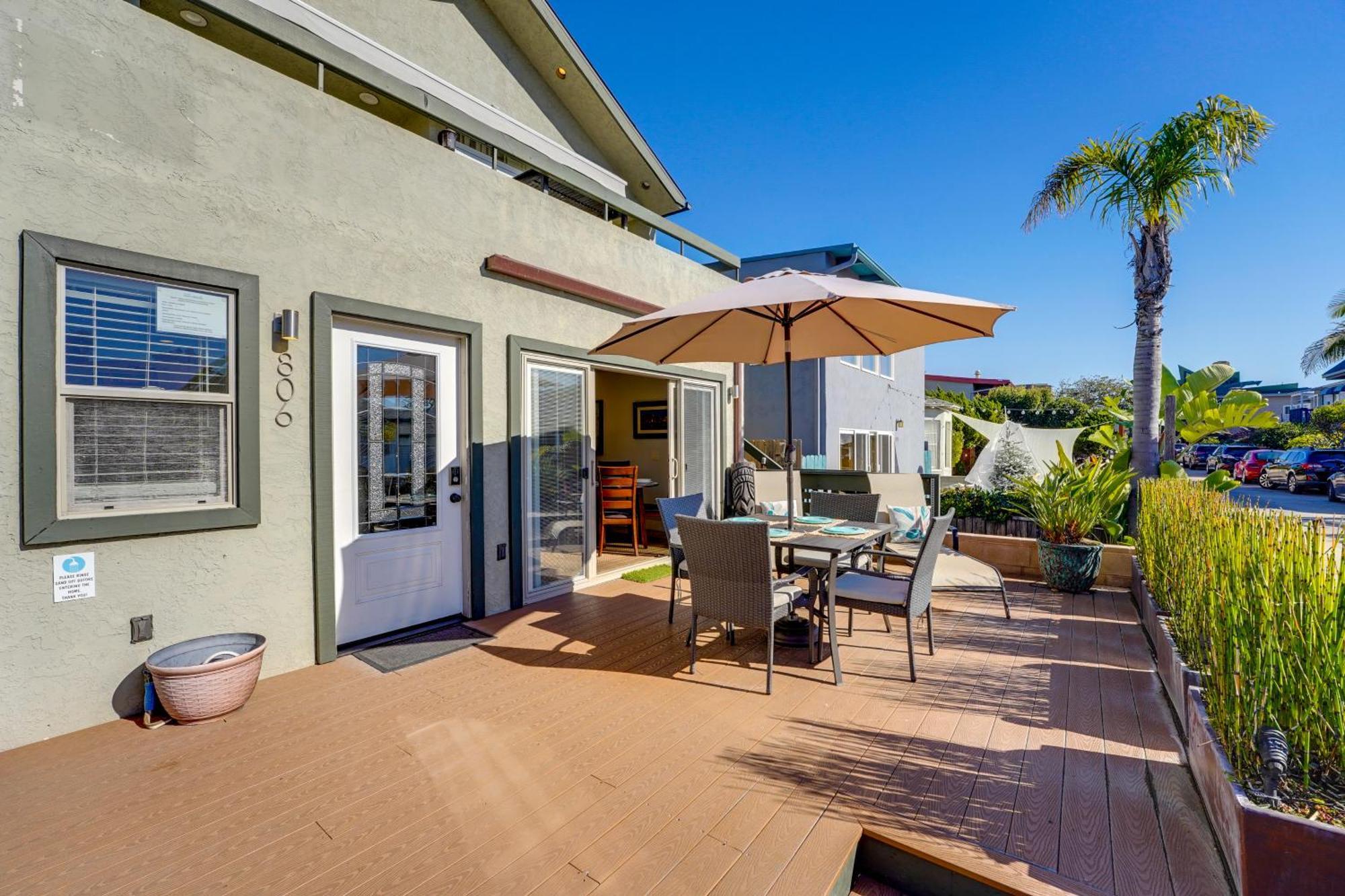 Stunning Beach Home - Large Patio, Parking, Ac & Dog Friendly! Сан Диего Екстериор снимка